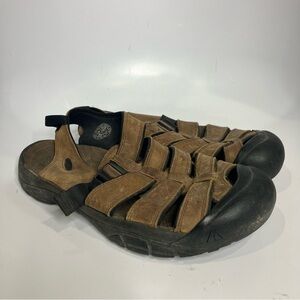 Keen Newport fishermen Sandals leather men’s size 11.5 casual neutral hiking‎